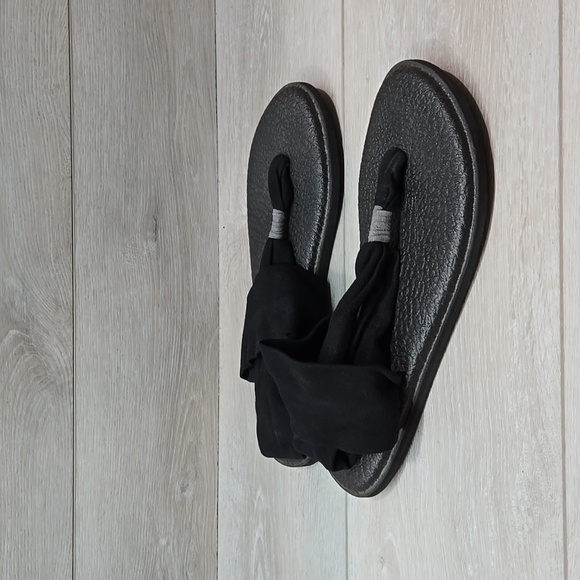 Sanuk Women Yoga Mat Slip on flats slide shoes sz 9 - Picture 1 of 9